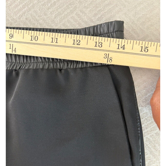 Womens Forever 21 Black Pants Sz M Gorpcore Joggers Elastic Waist Officewear - Picture 5 of 11